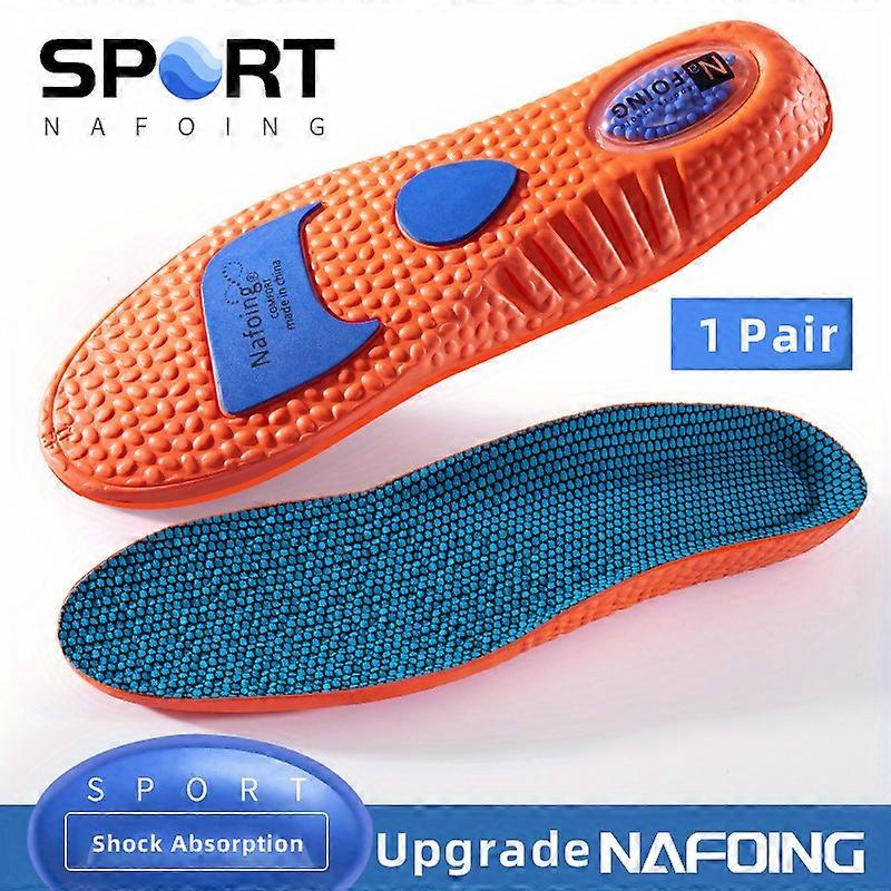 2Pairs ComfortMax EVA Running Insoles - High-Density Shock Absorption - Advanced Odor Control - Ventilated Breathable Cushioning for Ultimate Athletic