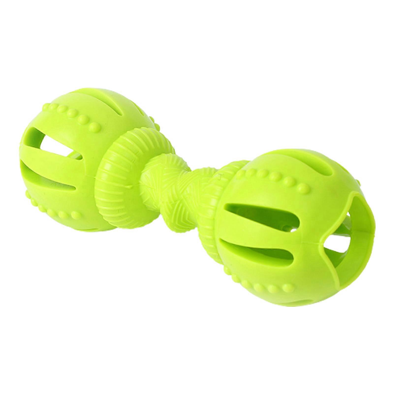 Pet Teething Toy Bite Resistant Dumbbell Design Relieve Boredom Interactive Indestructible Pet Chew Toy