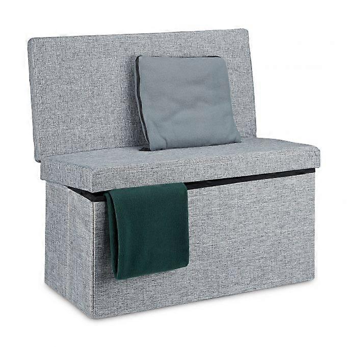 Fällbar pall med ryggstöd L