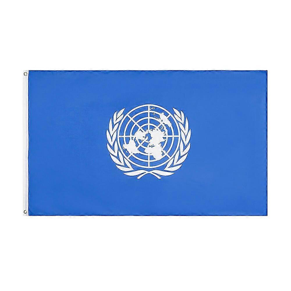 90x150cm World Un Flagge Un