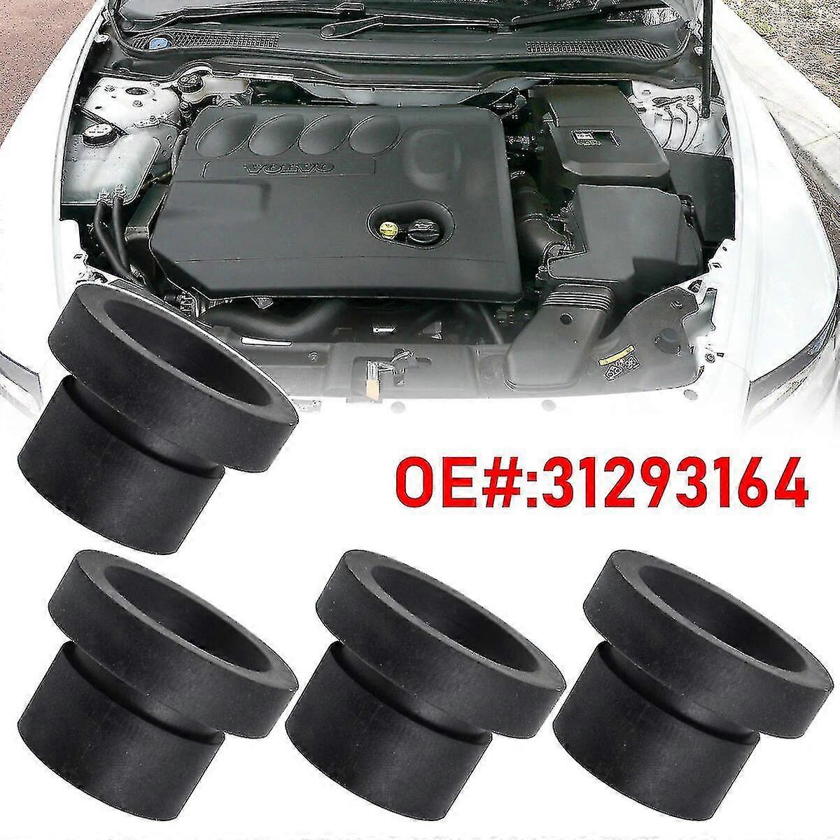 4x Rubber Engine Cover Grommet Buffer Mount Bush Stopper Pad 31293164 For Volvo C30 S40 V50 C70 V70 S80 2.0 Tdci Diesel Engine Fn9u2612