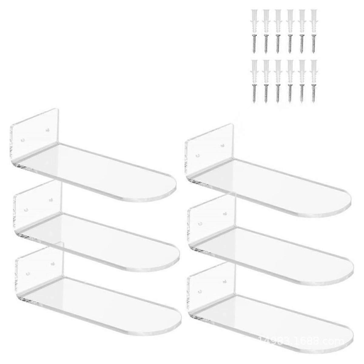 Plastic Floating Shoe Display Rack, Sports Shoe Wall-Mounted Storage Rack, Display Shoe Rack