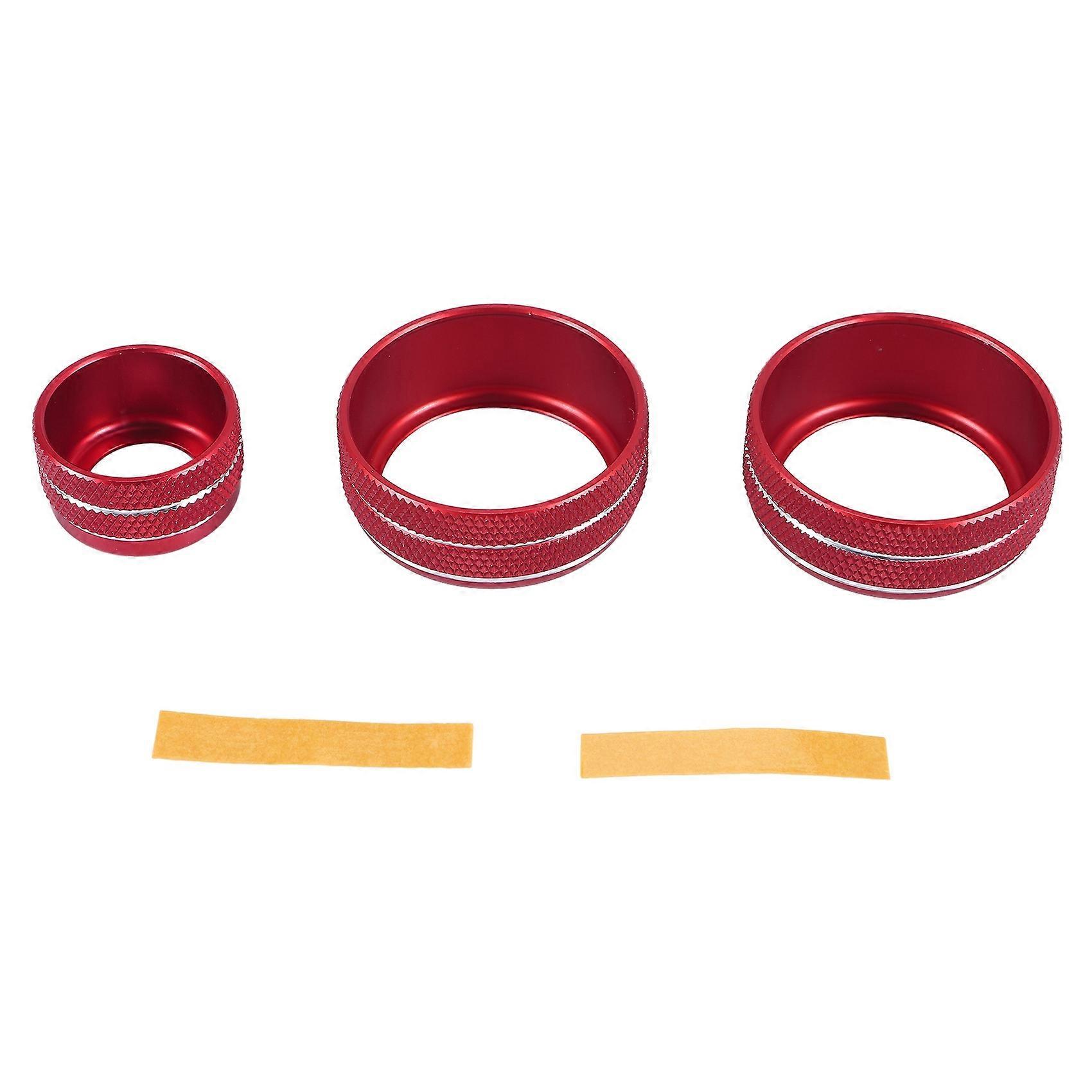 Air Condition Knob Audio Volume Control Button Circle Decoration Trim Ring Cover for - 1 2 3 4 Seri