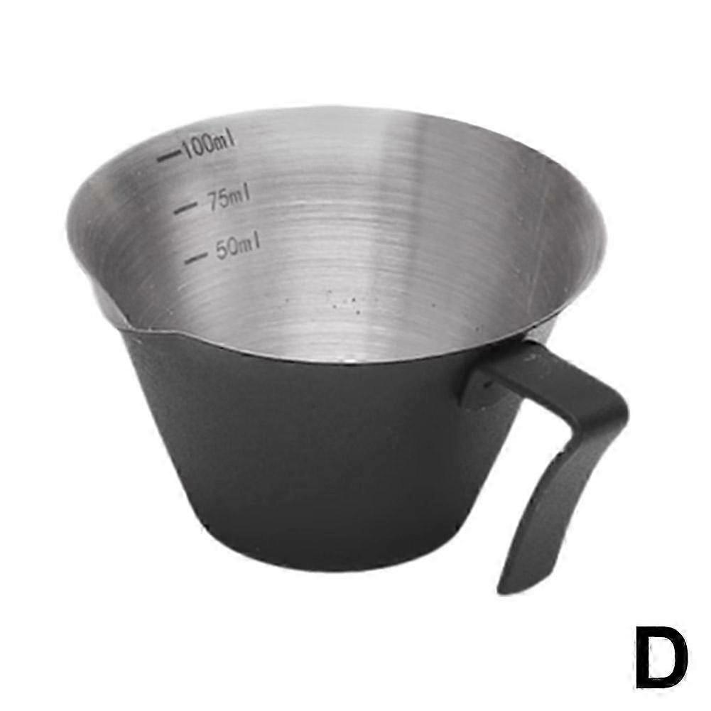 Stainless Steel 100ml Espresso Measuring Cup Multiple Colors With Scale