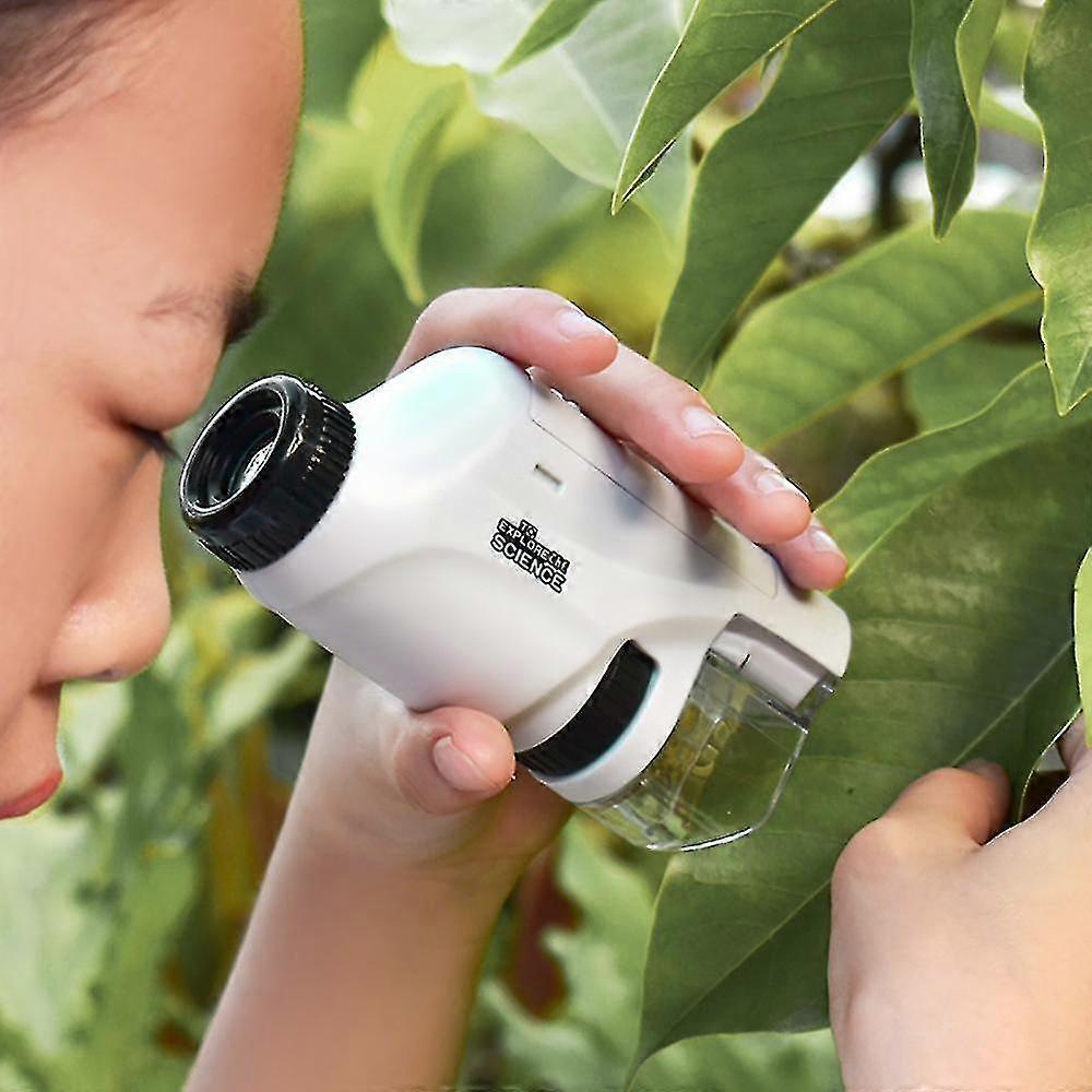Kid's Portable Pocket Microscope With Adjustable 60-120x