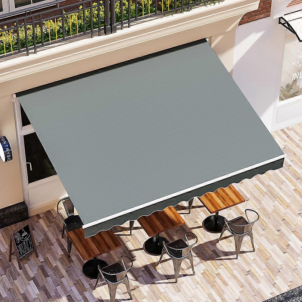 Outdoor Patio Manual Awning Canopy