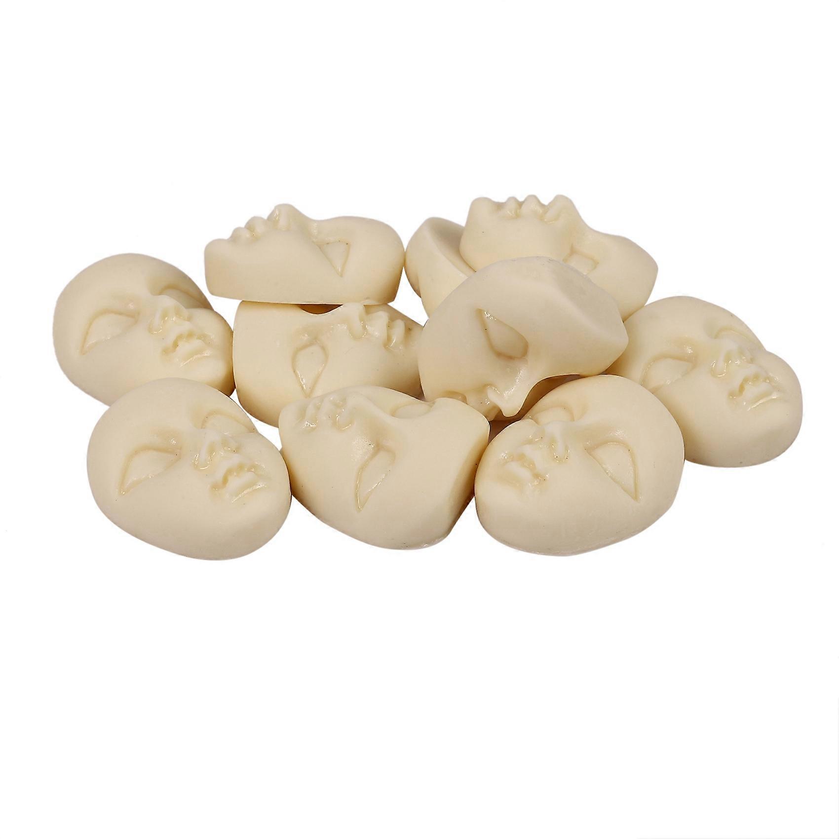 10Pcs Mini Masks Resin Mask Flatback Cabochon Beige Girl Face Flatback Scrapbooking Diy Hair Bow Ce