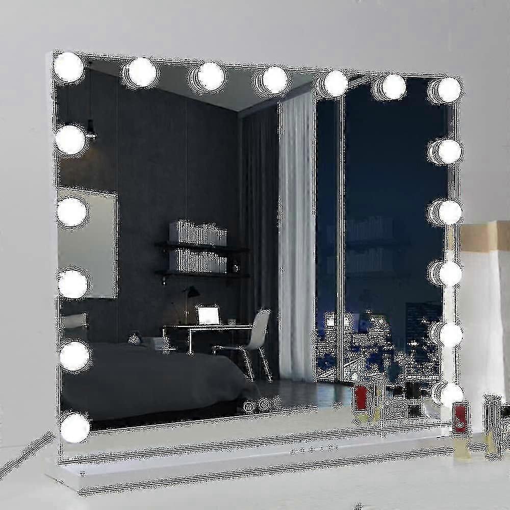 KINCJON 70 X 55cm Hollywood Vanity Mirror Light Bulb with 3 Color Lights 14 Dimmable LED Bulbs for Large Vanity Mirrors (Bulb Only)