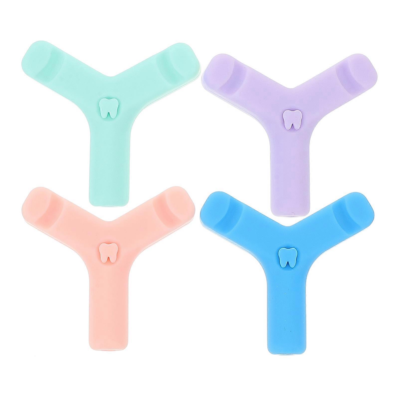 4pcs Dental Aligner Chewies Oral Motor Tool Chewies Teeth Chewies Colored Aligner Chewies