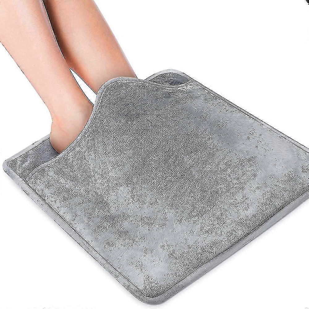 Electric Heated Foot Warmers With Fast Heating Technology Heating Pad,gray