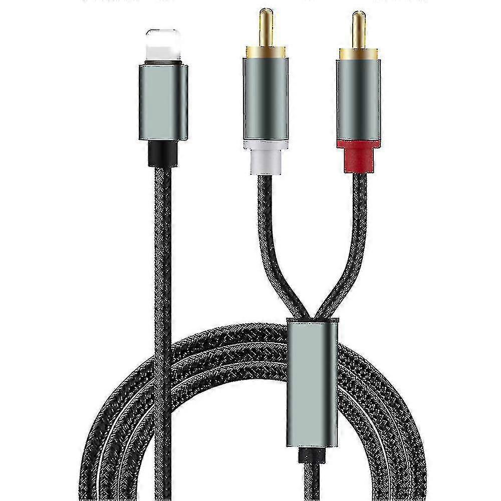 Audio Adapter Cable Phone To Rca Lotus Cable Speaker Audio Amplifier Link Audio Cable For Apple Iphone Lightning