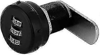 Zk- 3 Digit Combination Lock, Door Accessory And Latch Set Zinc Alloy Security Combination Lock Combination Handle And Lock With Silver Combination (l