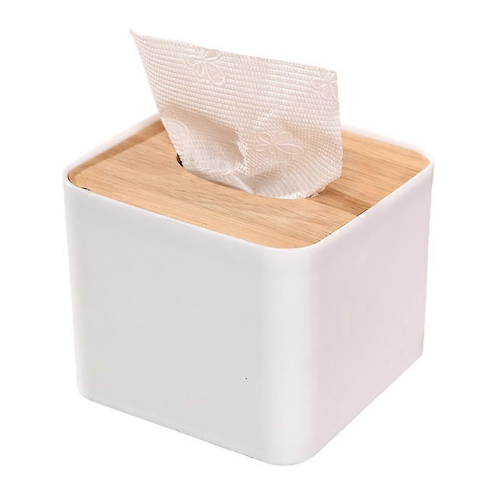 For Creative Wooden Tissue Boxes Durable Simple Modern Style Paper Boxes Square