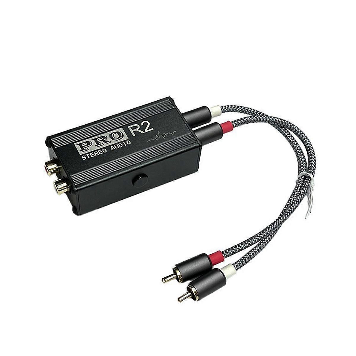 Ground Loop Audio Isolator Audio Noise Filter RCA Noise Suppressor Isolator Audio Signal Noise Reducer