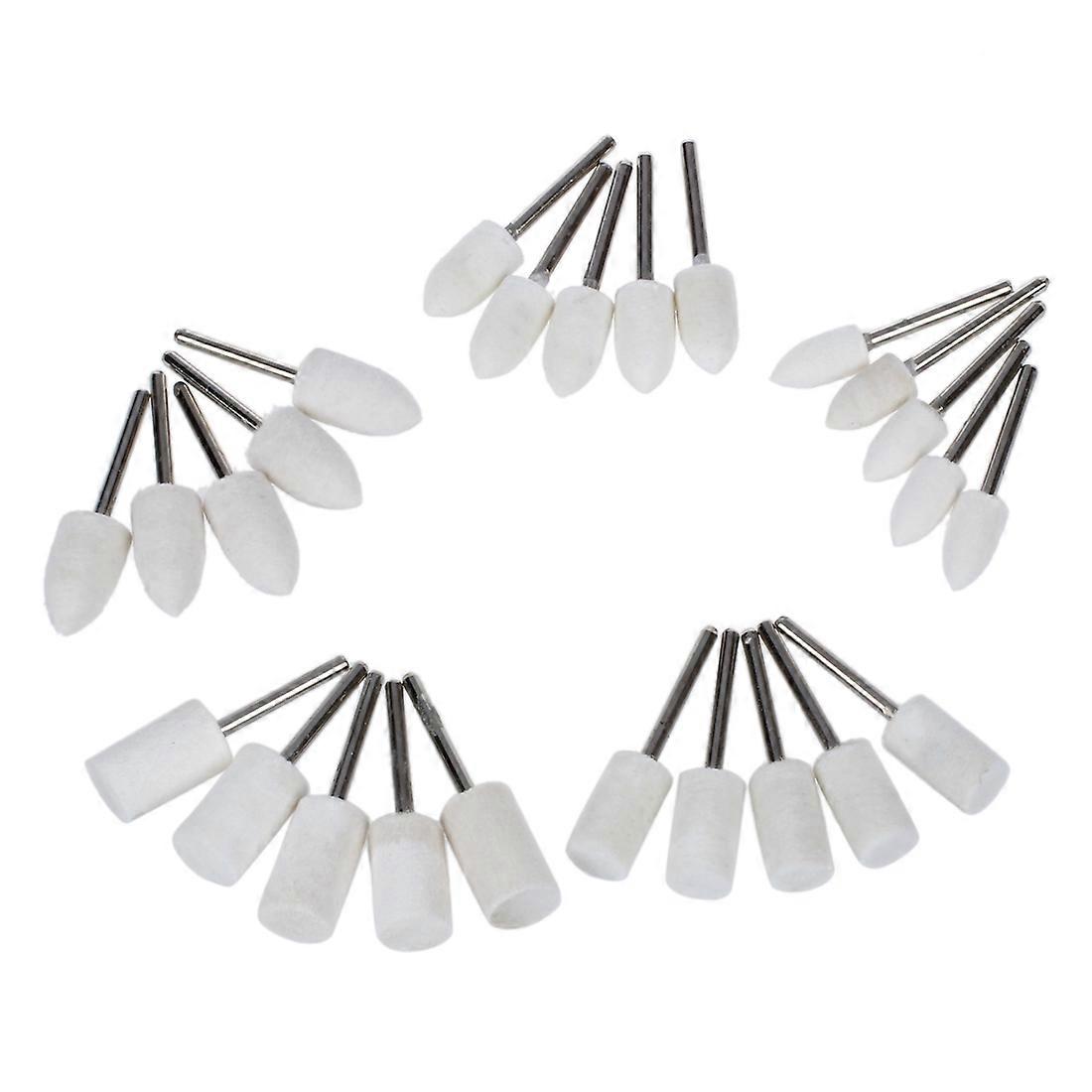 25pcs Felt Polishing Buffing Pad Head Set Tools for Accessories