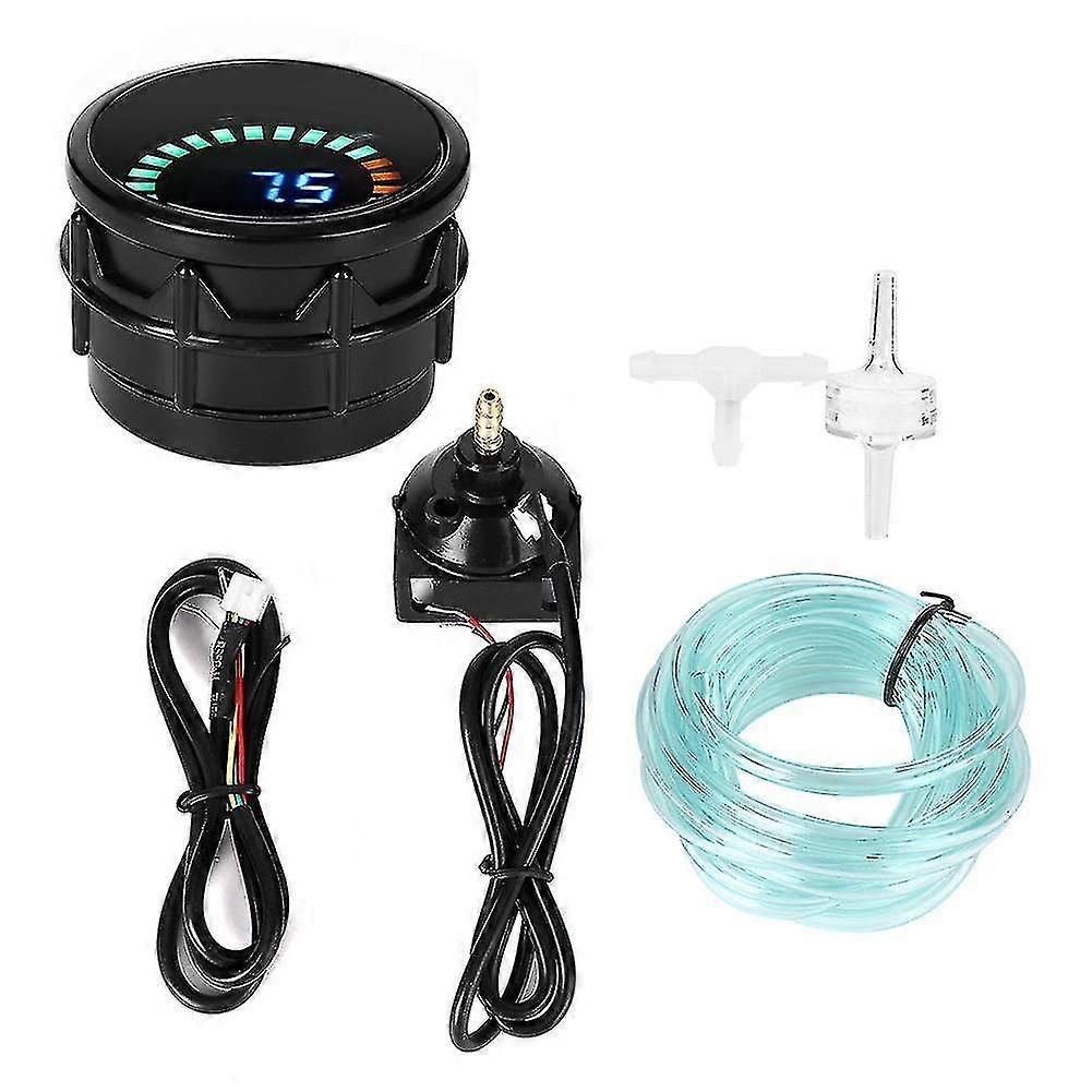 12V Universal Digital Vacuum Gauge Meter with LED Display for Auto Car
