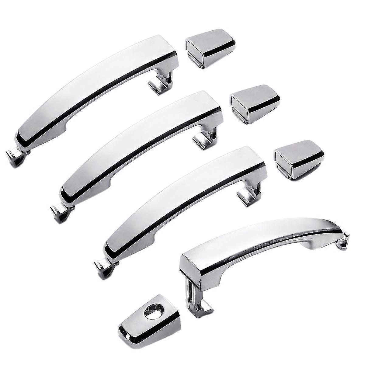 4Pcs Chrome ABS Door Outer Handle Covers for Captiva Sport/Aveo/ Vue 96468254 96468266 96468266-Yvan