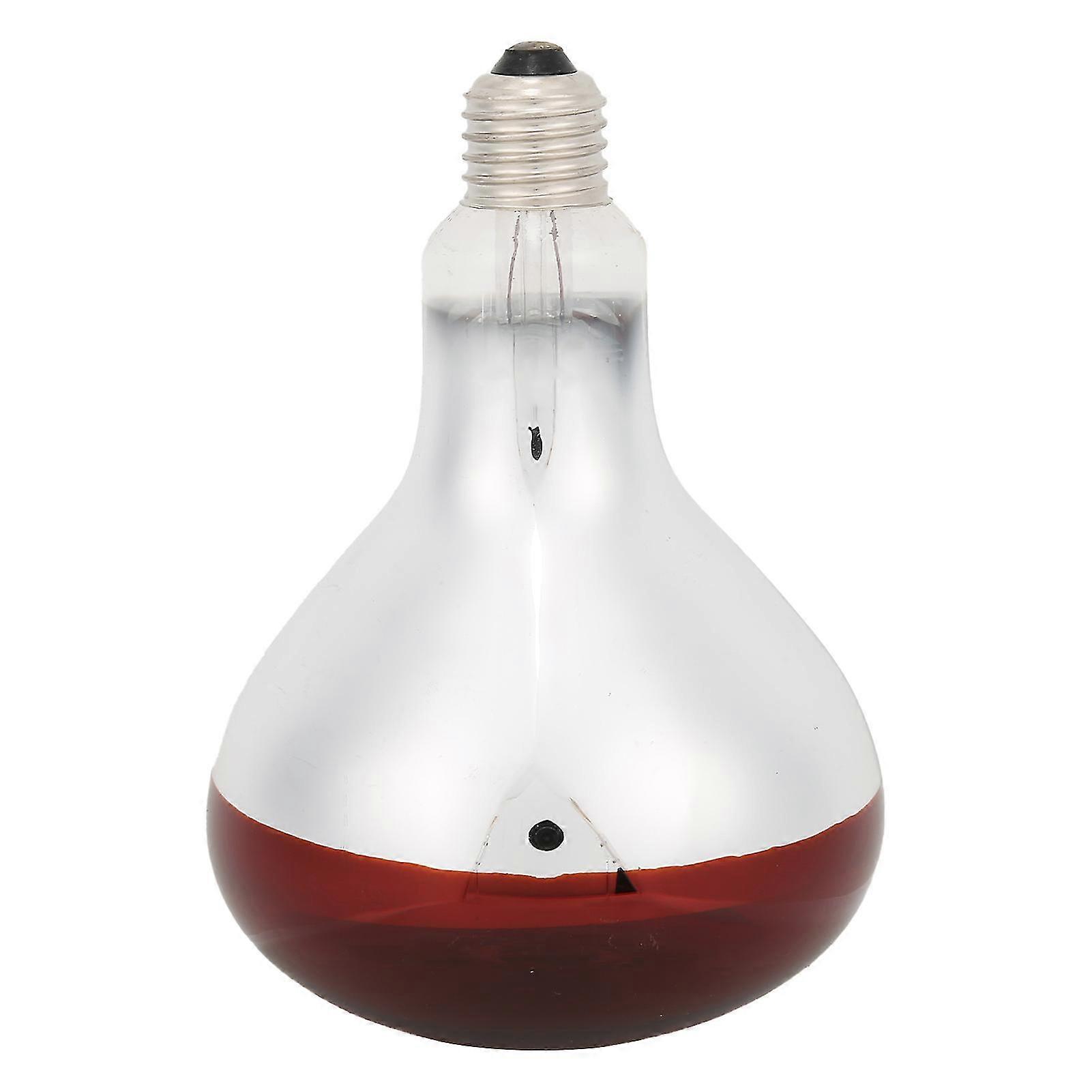 Chicks Heat Lamp Bulb Infrared Basking Spot Heat Reptile Heat Lamp Red Bulb for Brooder 220V / 250W