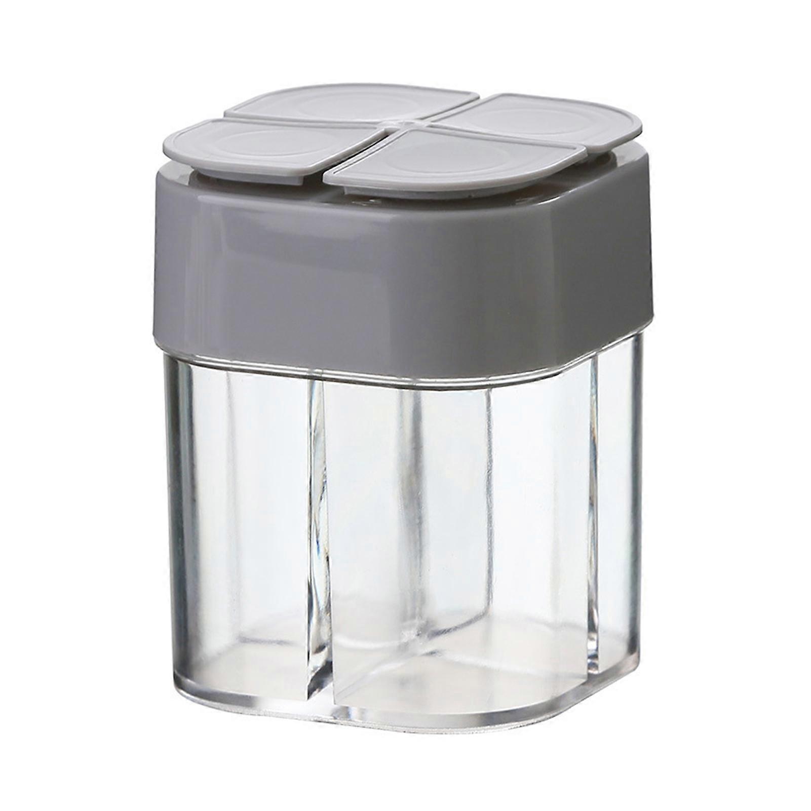 4 in 1 Kitchen Seasoning Storage Canister Durable and Moisture-proof Seasoning Jar for Salted Chicken Powder and Pepper