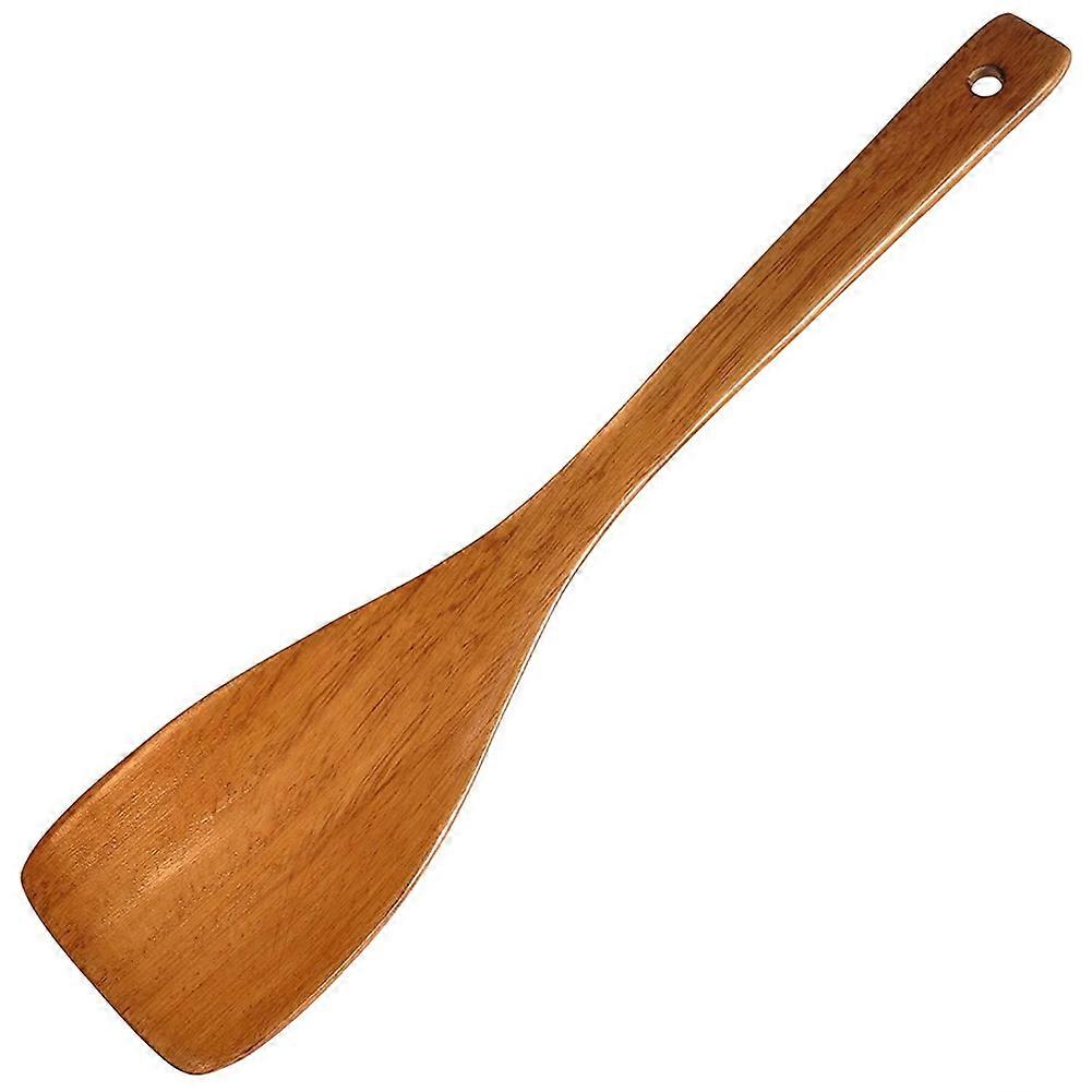 Wooden Spatula.Long Handle Flat Frying Spatula. Handmade for Kitchen Cookware Frying Spatula