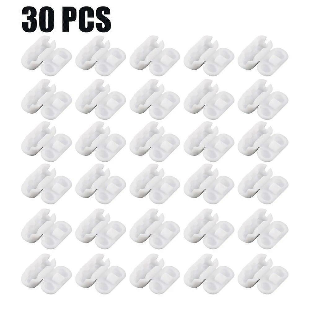 10/30/50pcs Roller Blinds Pull Cord Connector Curtain Chain Connector Roman Curtain Beaded Chain Cord Connection Extension Clips