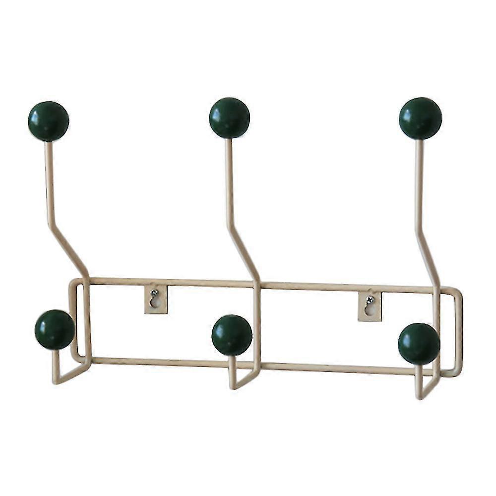 Vintage Three Hooks Hooks Over Door Korean Style Metal Clothes C