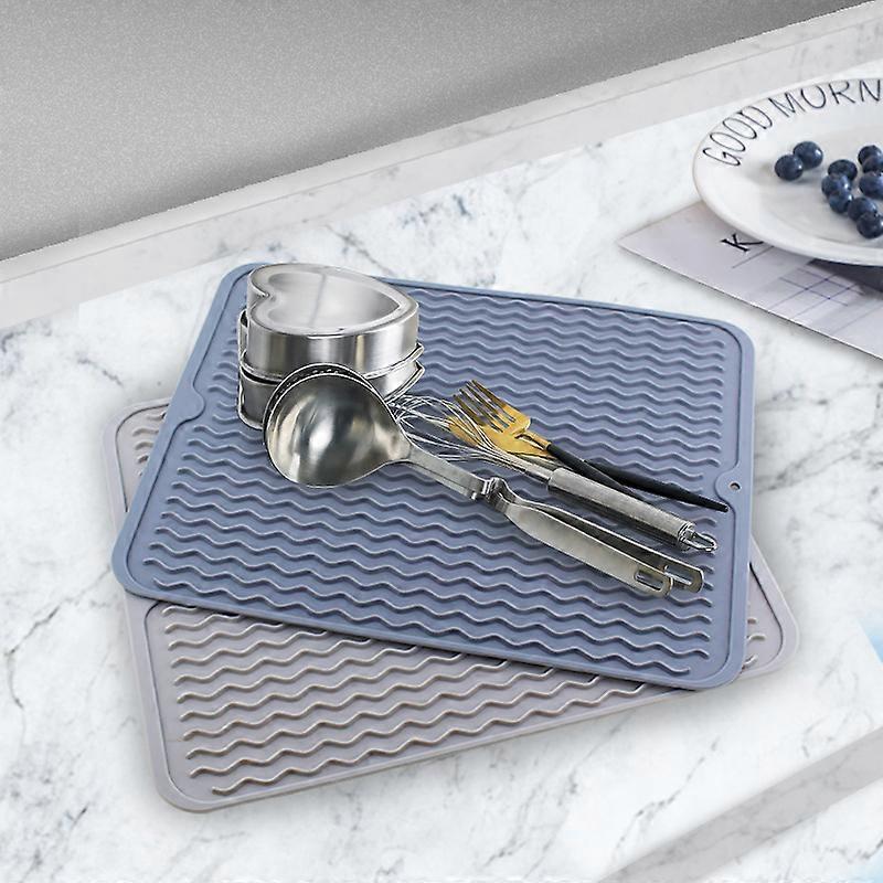 Dish Drying Pad Kitchen Countertop Heat Resistant Pad Kitchen Gadgets Kitchen Accessories