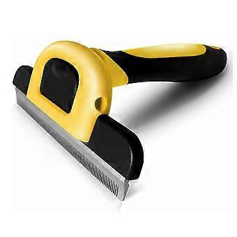 Deshedding Tool & Pet Grooming Brush voor kleine, middelgrote en grote honden, katten en paarden, met kort tot lang haar. Vermindert drastisch het afstoten bij minder dan 10