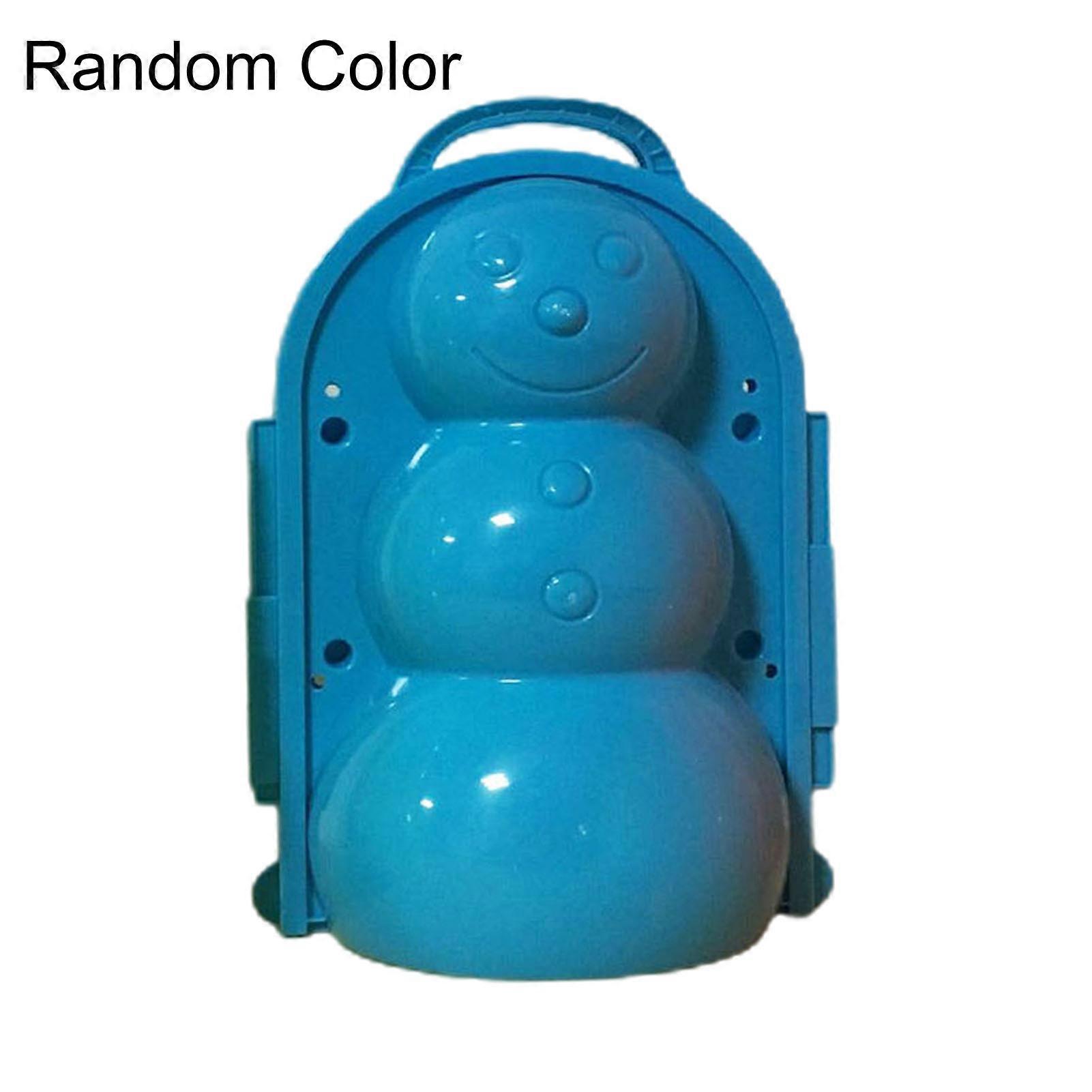 Winter Snowman Penguin Snowball Maker Clip Snow Mold Tool Kids Outdoor Play Toy kaesi