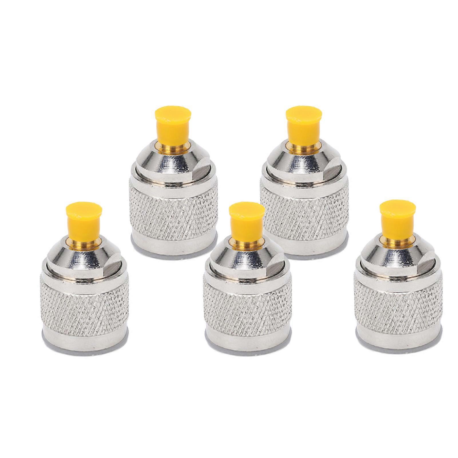 5Pcs RF מתאם כבל קואקסיאלי N זכר ל- SMA ערכת אביזרים מחבר קו קואקסיאלי SMA