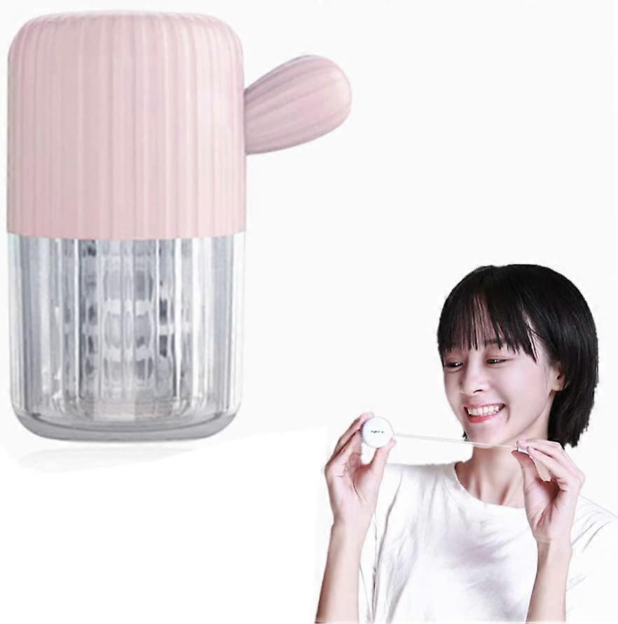 Portable Contact Lens Cleaner Machine - Contact Lens Washer with Drawstring for Daily Care Fast