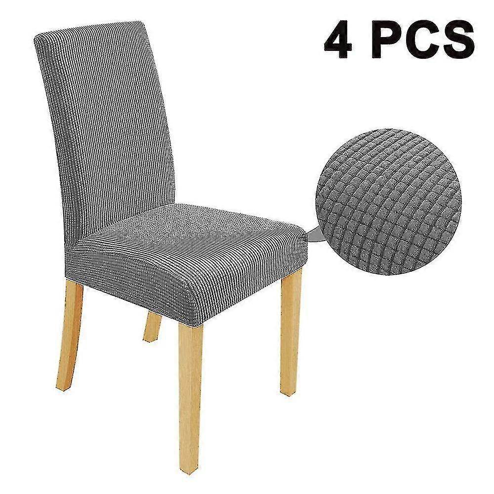 4 Pack Stretch Removable Washable Short Dining Ch Protector