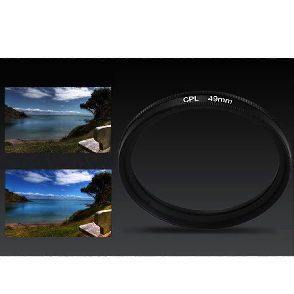 4x 37mm Thin Efficient Circular Polarized Lens Filter for