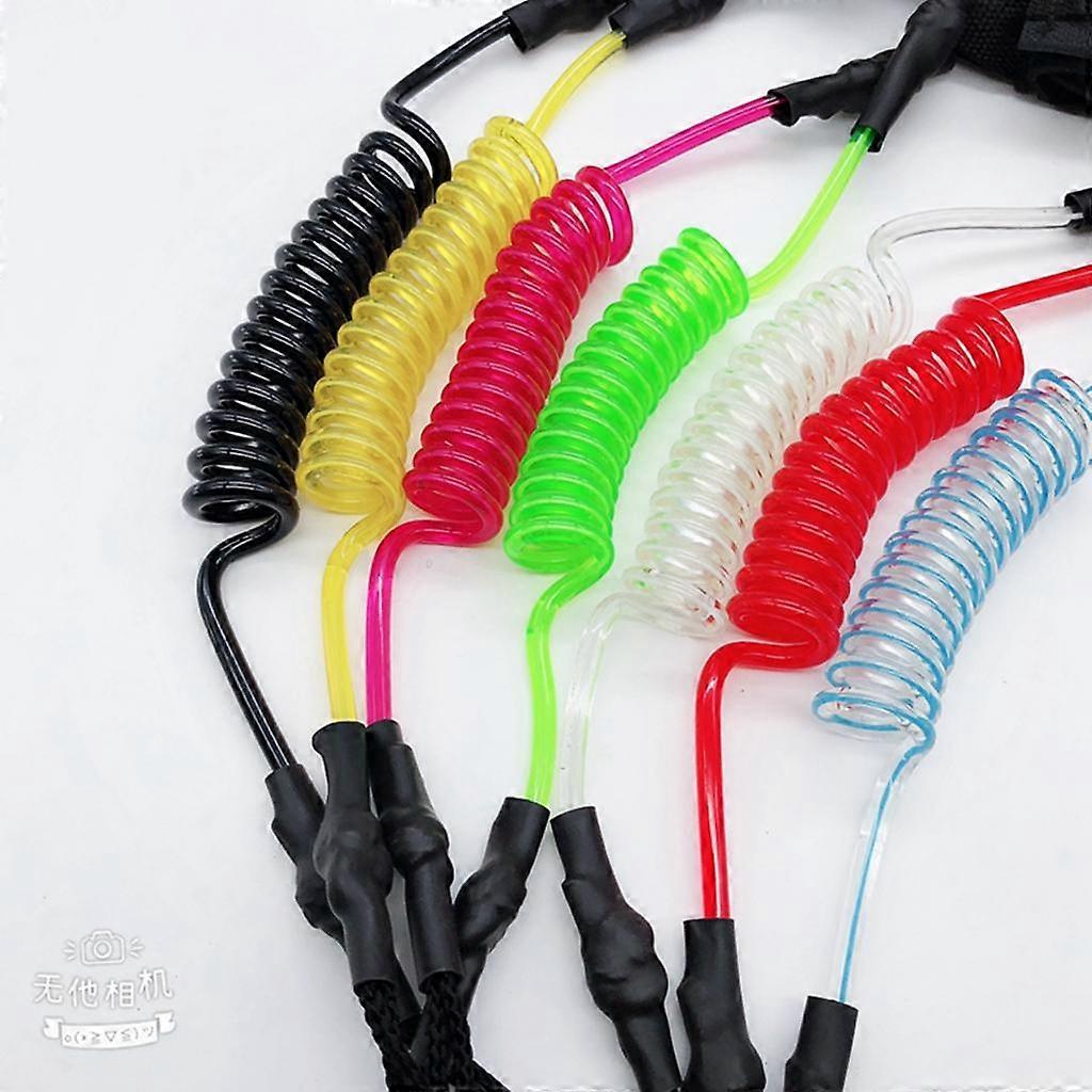 2xPaddle Sikkerhedsstang Elastisk Snor Både Flåde Stretch Reb Sort