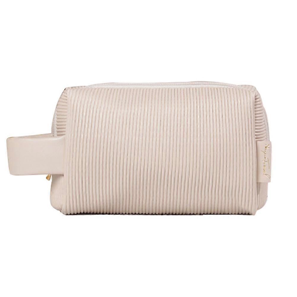 Wash storage bag, portable and large-capacity, made of PU leather