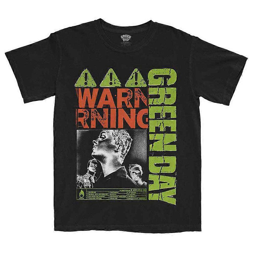 Green Day Warning Band Logo T Shirt