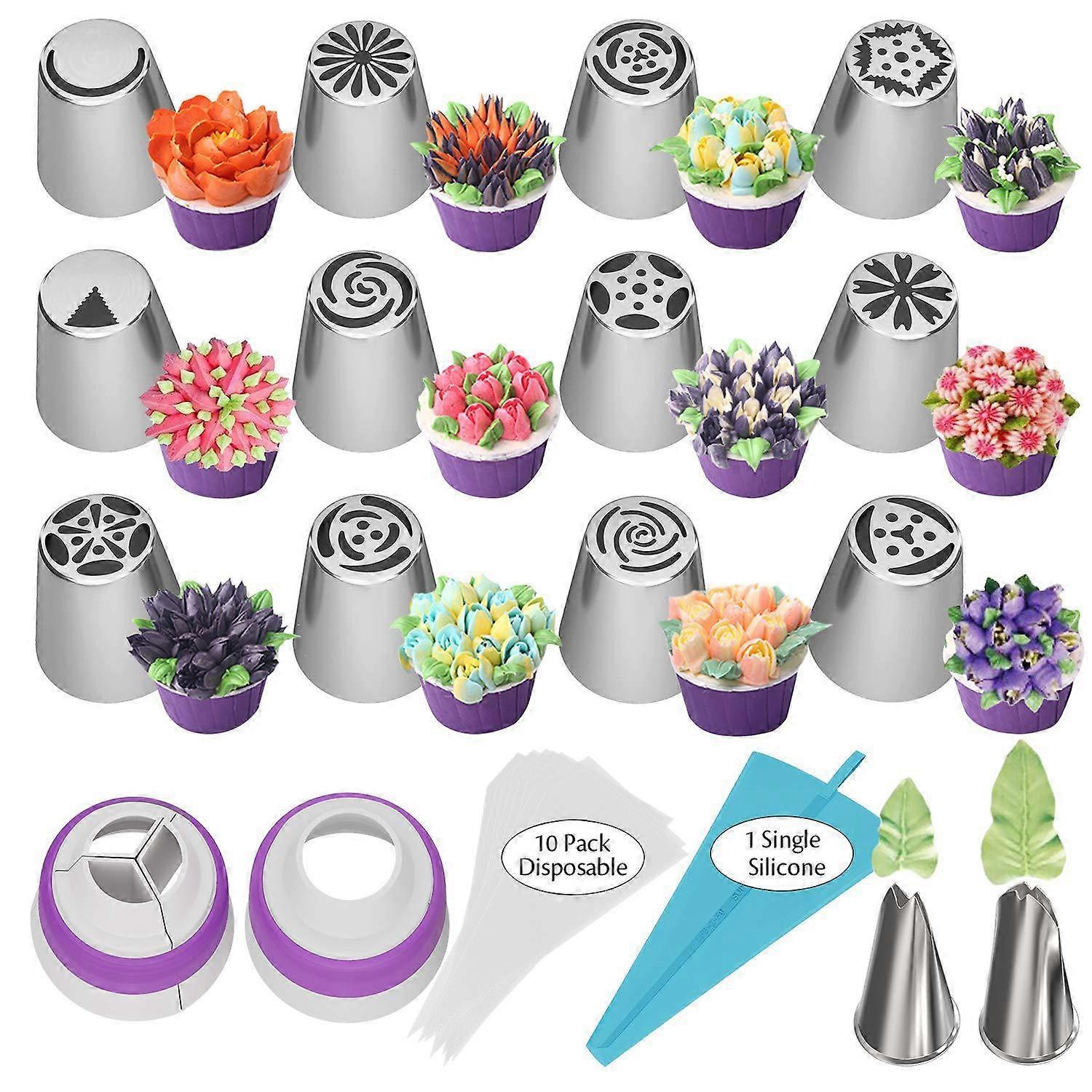 27 Pcs Cake Decorating Supplies Kit