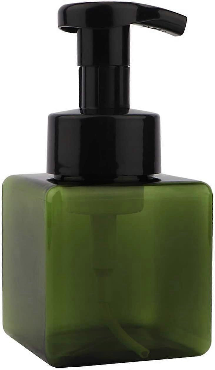 250ml Empty Pump Bottle, Transparent Pink Plastic Foaming Pump Dispenser Blue