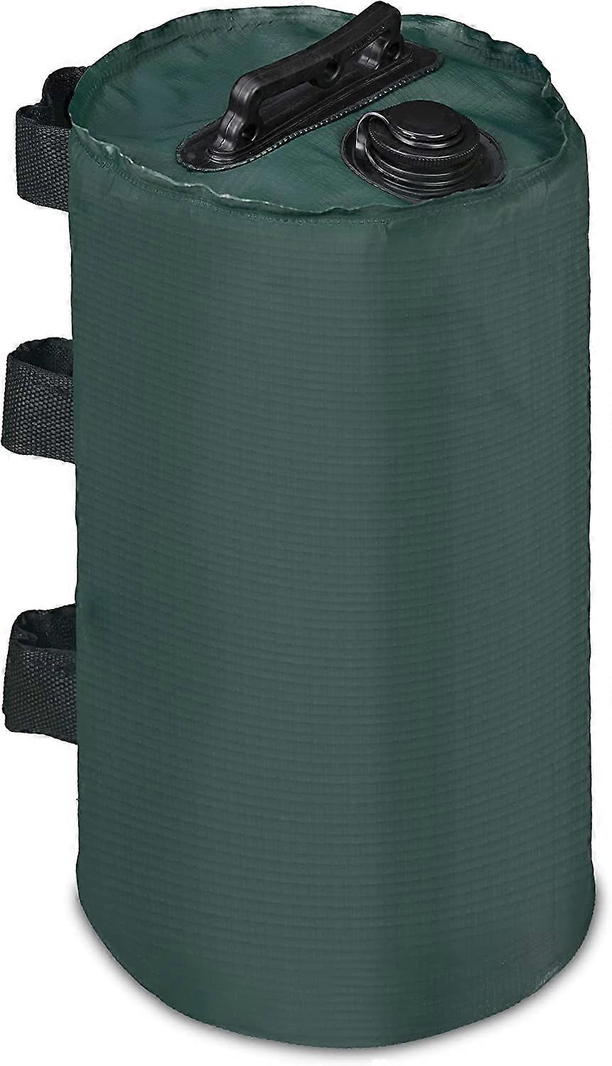Weight for gazebo, ballast for tents, to be filled with water, sand and stones, 10 litres, dark green