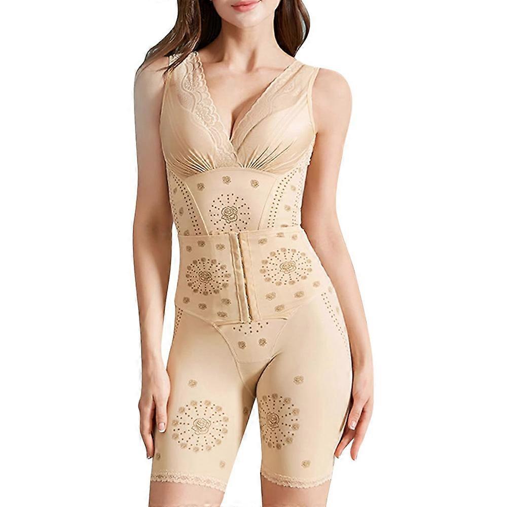 Dam mage helkroppsformare sömlös back-off midja shapewear justerbar höftbälte stark formning helkropp lår bantning push up formande bodysuits