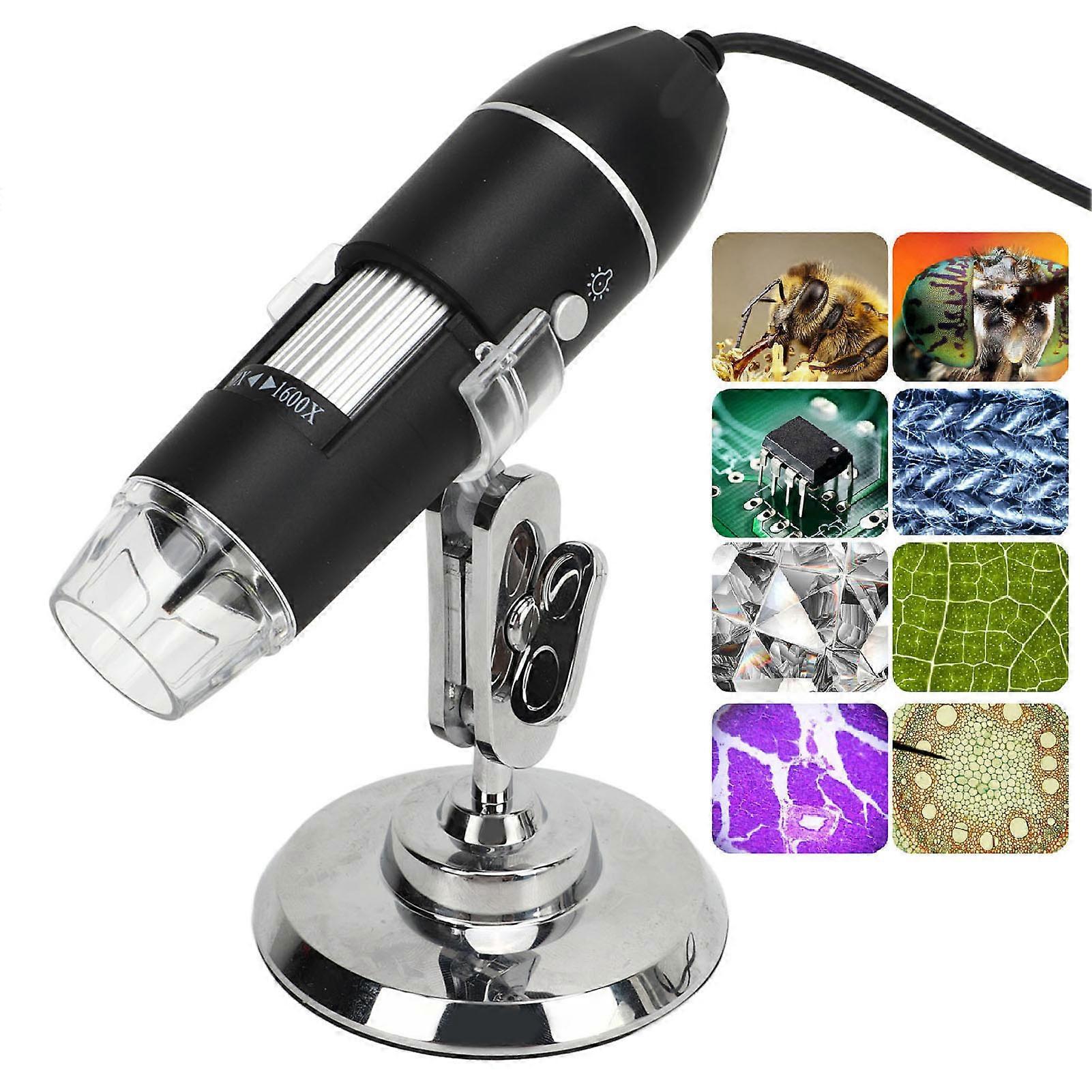 Digital Microscope 2MP 1600X Magnification Handheld USB Microscope Camera for Android IOS
