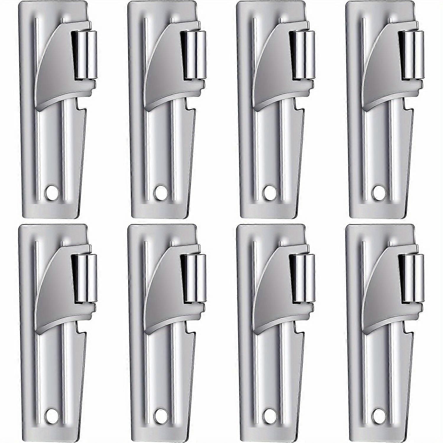 8pcs/set, Can Opener, Camping Can Opener, Stainless Steel Military Can Opener, Survival Can Opener, Army Can Opener, Backpack Can Opener, Kitchen Gadg