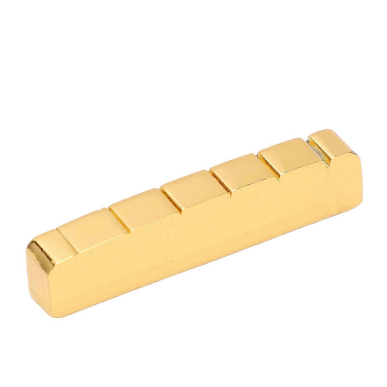Exquisite 42mm Pre Slotted Nut 6 String Acoustic Guitar Nut Replacement String Instrument Accessories