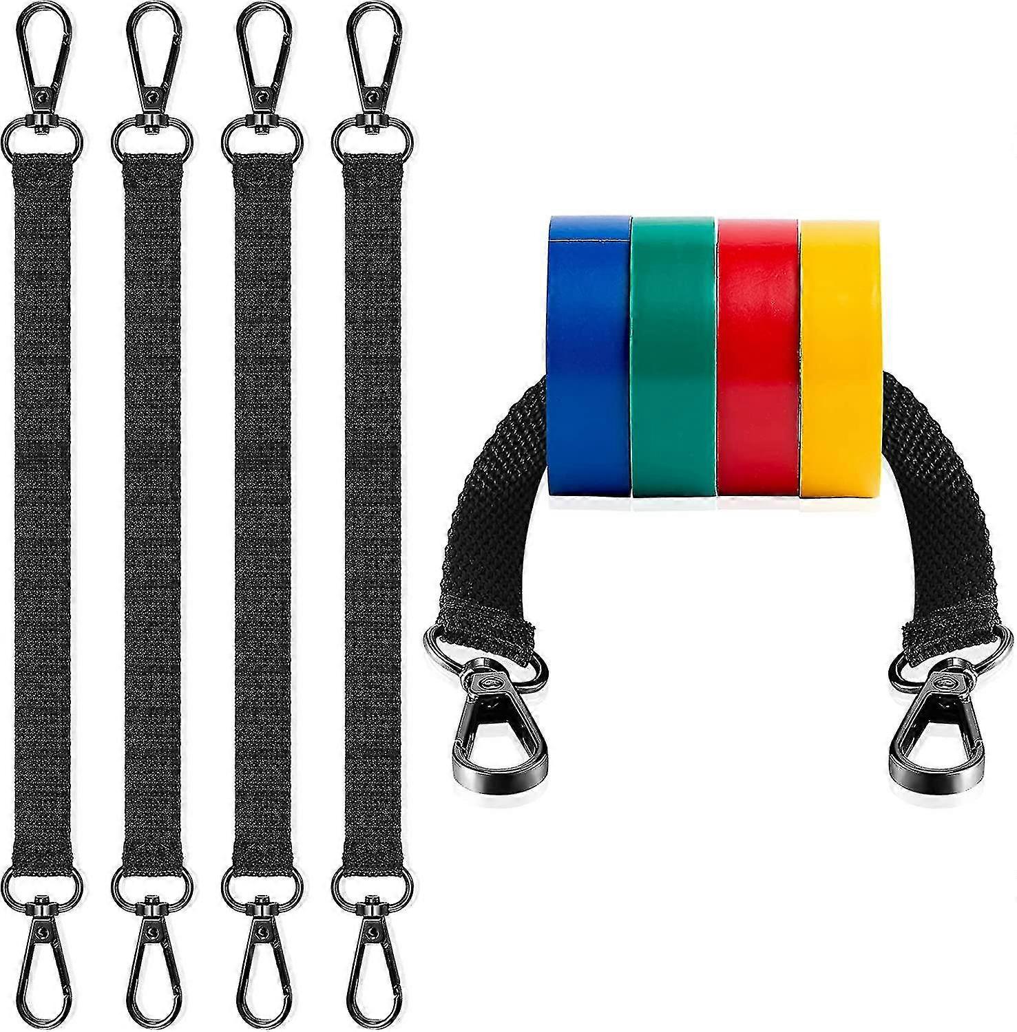 Electrical Tape Holder Strap Tape Measure Holder For Belt Tape Thong With Snap Hooks Polyester Electrical Tape Holder Chain Electrical Tape Strap For