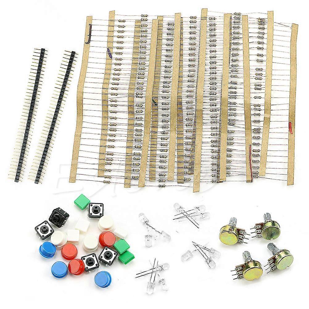Electronic Parts Pack Kit For Component Resistors Switch Button Hot