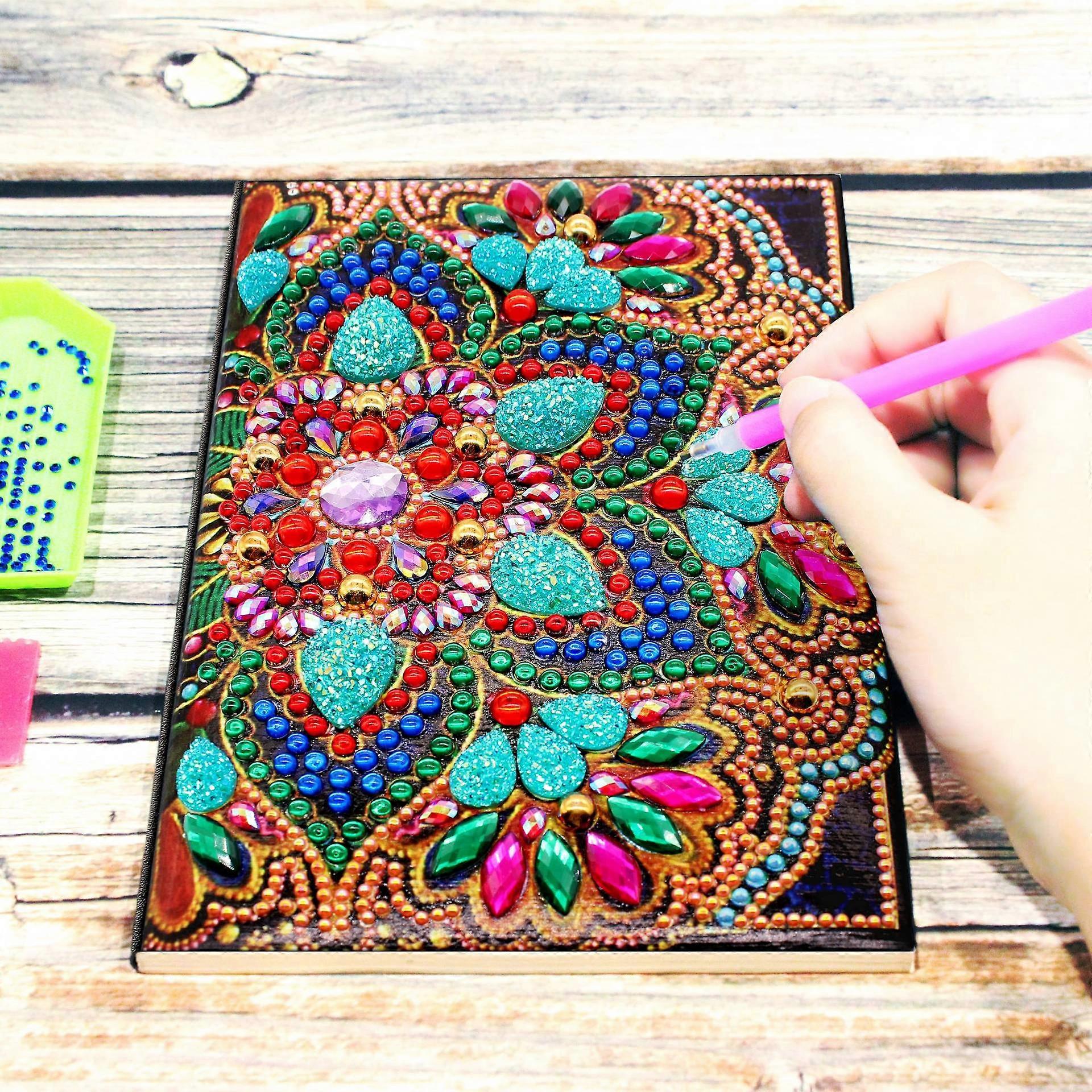 Special-shaped notebook with DIY diamond painting (style 8)