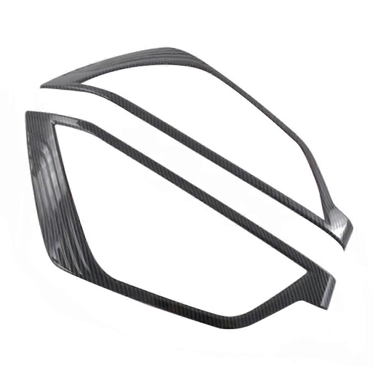 Für D-MAX DMAX 2021 2022 2023 ABS-Kohlefaser-Auto-Frontscheinwerferabdeckung Rahmenzubehör