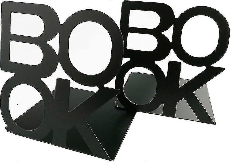 Non-slip Bookends Bookends Bookends For Home Office Kitchen Black