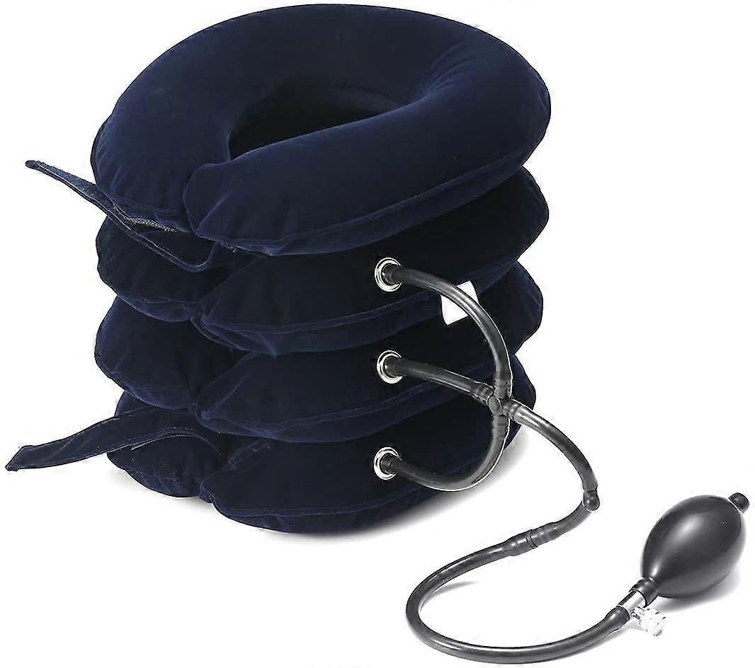 4 Layers Cervical Neck Traction Devices Adjustable Inflatable