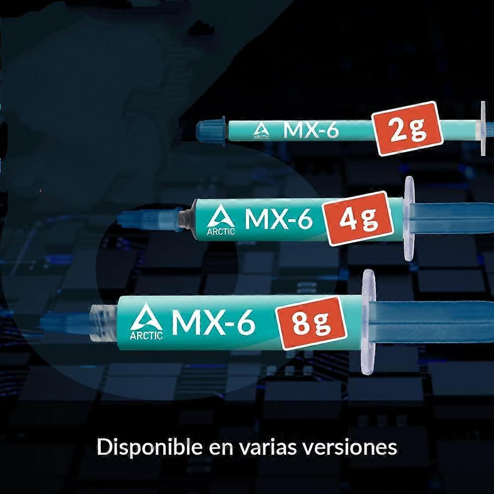 MX-6 (8 g) - Ultimate Performance Thermal Paste for CPUs, Consoles, Graphics Cards, Laptops, Very High Thermal Conductivity, Long lasting, non-conduct